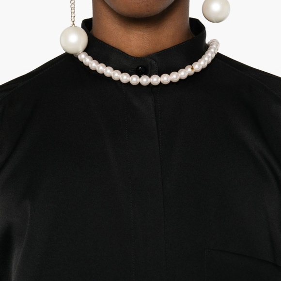 Moschino faux-pearl shirt dress - Picture 5 of 5